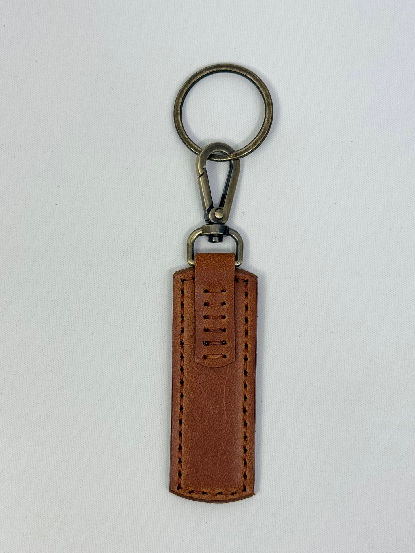 Deri işlemeli Anahtarlık