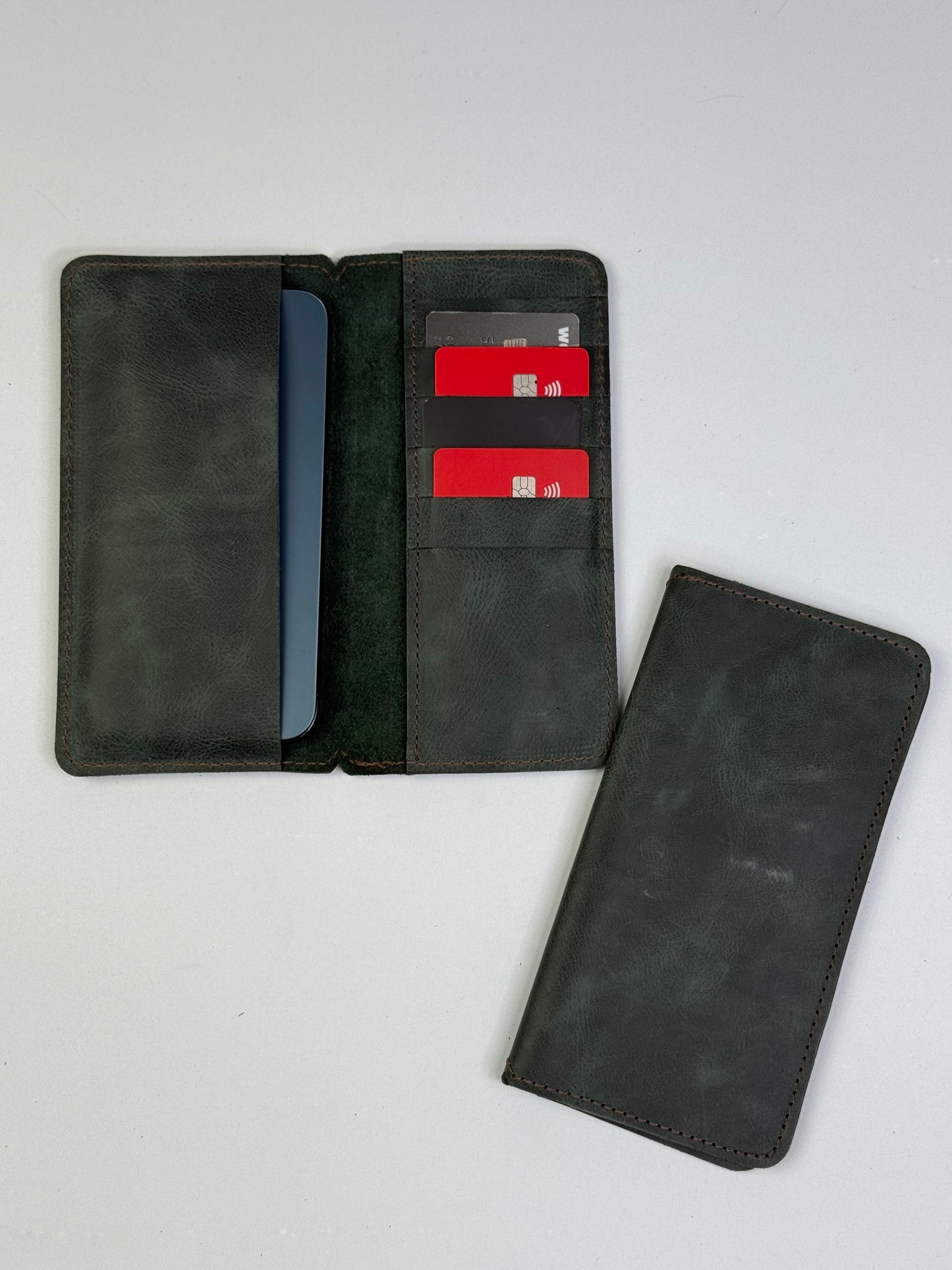 Mentor Telefon Cüzdanı - Petrol