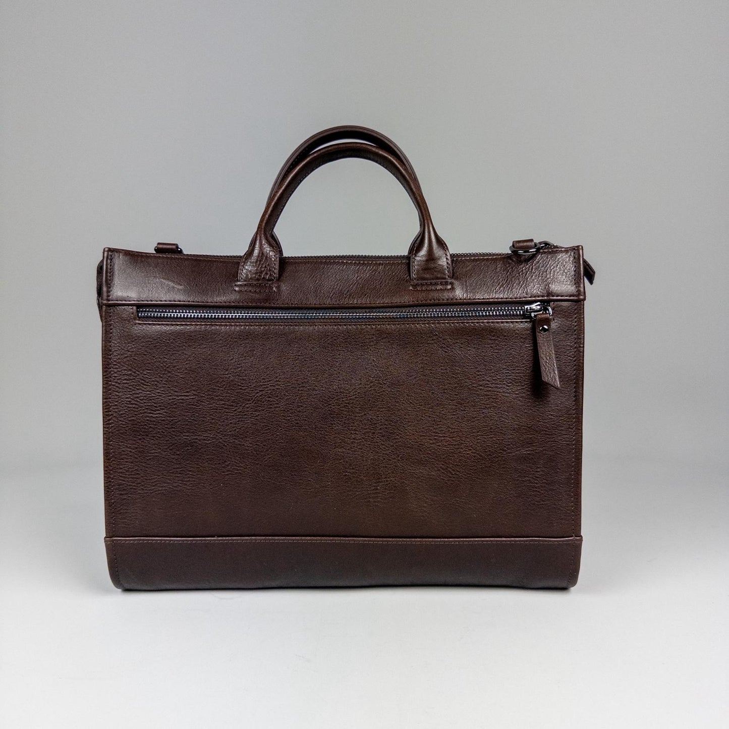 Deri Briefcase Evrak Çantası - Kahve